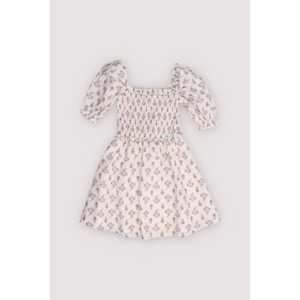 NEW THE NEW SOCIETY kids' clavel dress in white